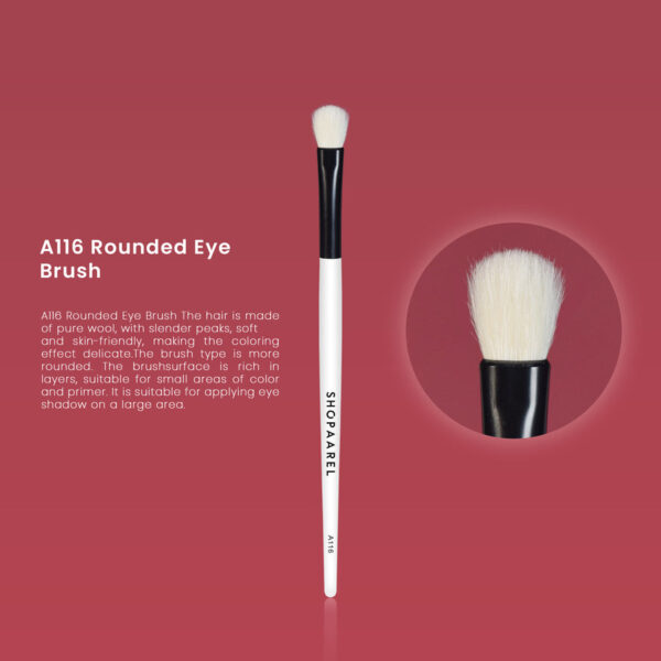 A116 Rounded Eye Brush - Image 2