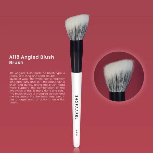 A118 Angled Blush Brush - Image 2