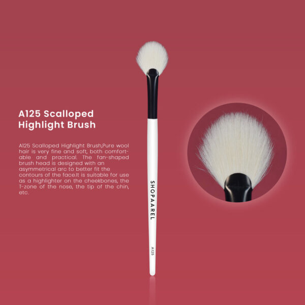 A125 Scalloped Highlight Brush - Image 2