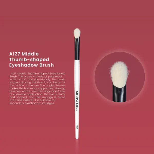 A127 Middle Thumb-shaped Eyeshadow Brush - Image 2