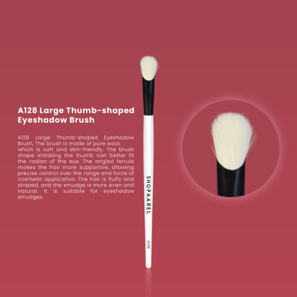A128 Large Thumb-shaped Eyeshadow Brush - Image 2