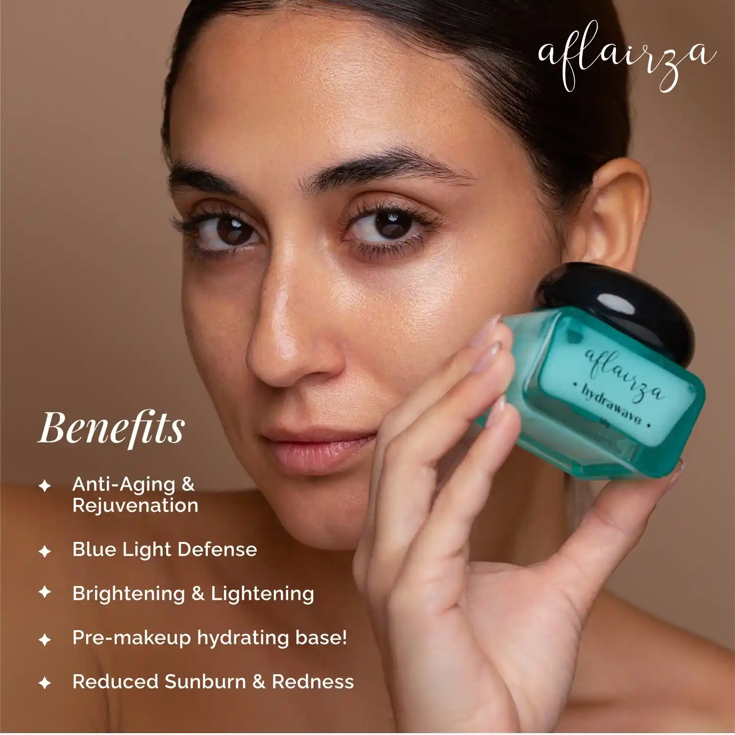 Hydrawave Moisturizer | 1% Glycoin | Water-Based Face Moisturizer for Deep Hydration | Non-Greasy, Lightweight, Makeup Friendly | For All Skin Types - Image 7