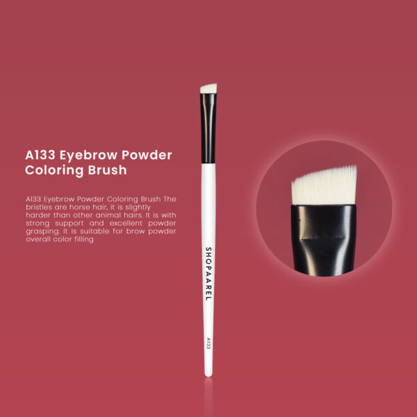 A133 Eyebrow Powder Coloring Brush - Image 2