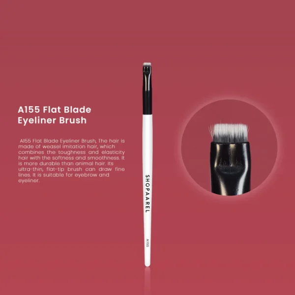 A155 Flat Blade Eyeliner Brush - Image 2