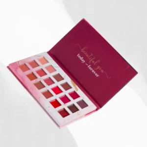 Velvet Long-Lasting Lip Palette | 18-Shade Luxe | Velvet Matte Finish | Long-Lasting | Suits All Skin Tones | Lipstick Palette Everyday Use