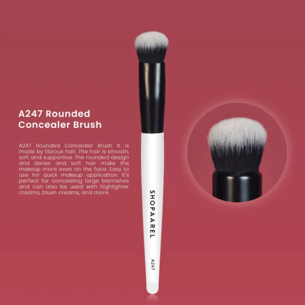 A247 Rounded Concealer Brush - Image 2