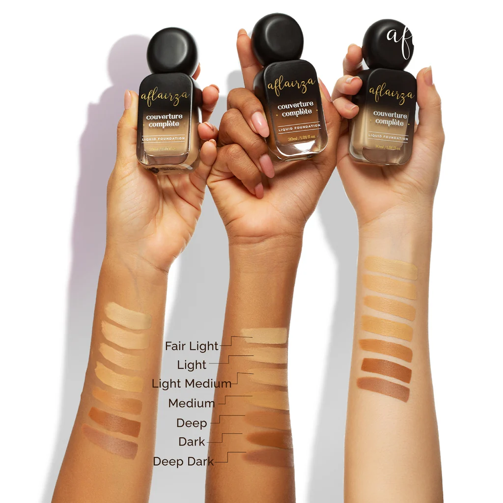 Coverture Complete Liquid Foundation | Full Coverage, Long-Lasting, Lightweight & Water-Resistant | Infused with Ectoin for Hydration & Skin Protection | 7 Shades for All Skin Tones | Buildable & Comfortable Wear