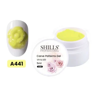 Carve Patterns Gel Yellow A441