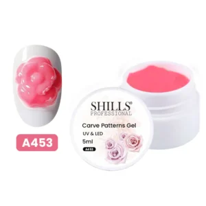 Carve Patterns Gel Lighter Pink A453