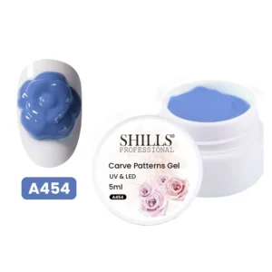 Carve Patterns Gel Light Blue A454