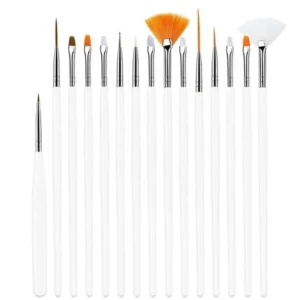 15PCS NAIL ART ALL BRUSH SET