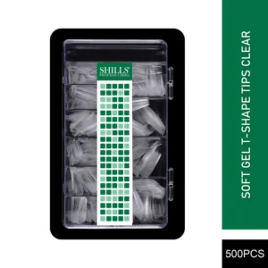 Soft Gel T-Shape Tips-PT20-CLEAR 500pcs