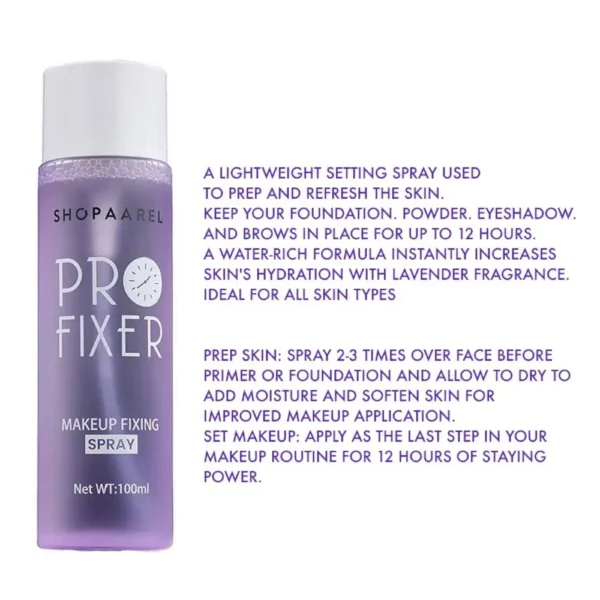 Pro Fixer Makeup Fixing Spray - Image 5