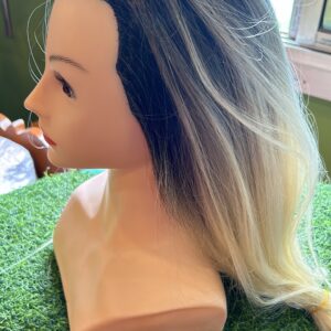 Shoulder Hair Dummy dual color hair for hair styling
