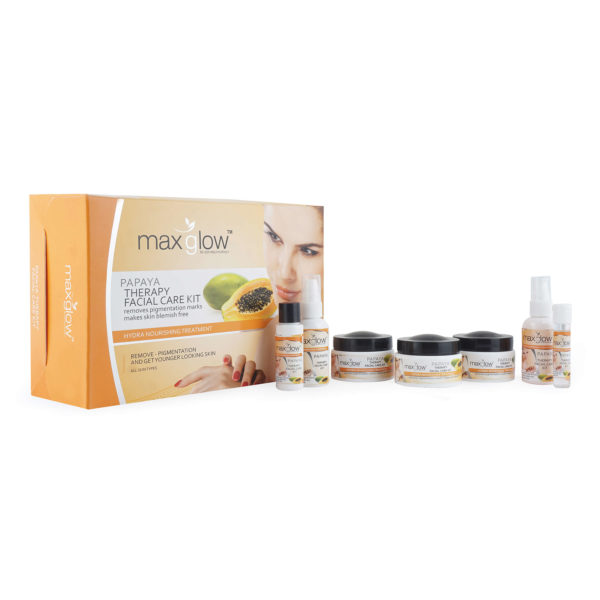 Max Glow Papaya therapy facial care kit - Image 2