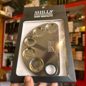 Shills Stainless Steel Cosmetic 5 Dip Makeup Mixing Plate